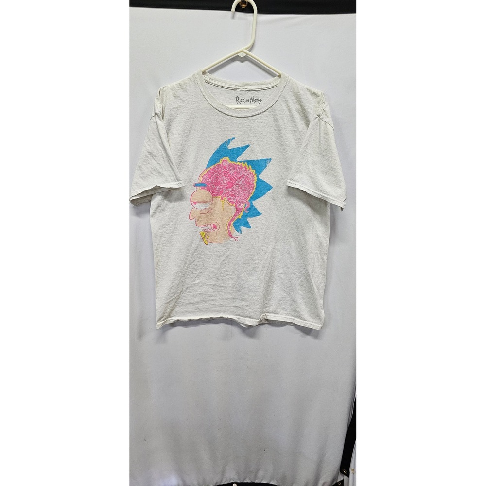 Rick and Morty Loot Crate Exclusive T-Shirt White Adult Swim Rick Sanchez Large